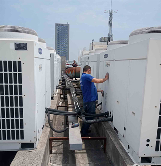 东阿中央空调制热和不制冷系统维修方法